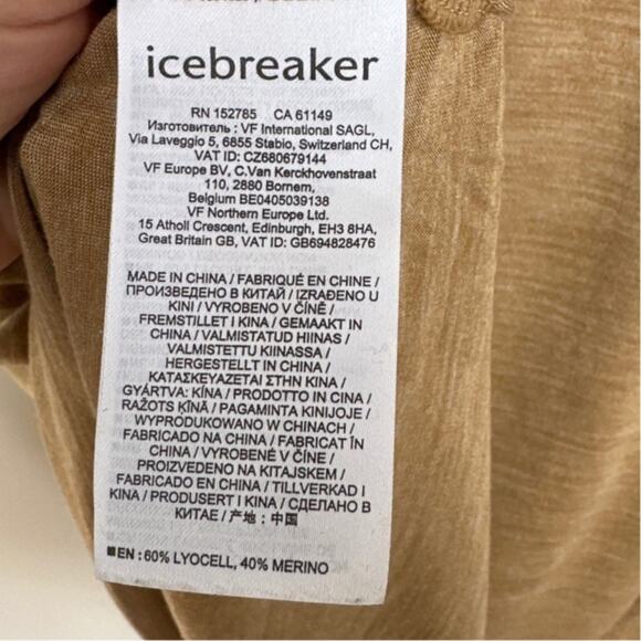 icebreaker Men's 125 cool-lite Short Sleeve Merino Blend T-shirt, Size M,EUC - Picture 5 of 5